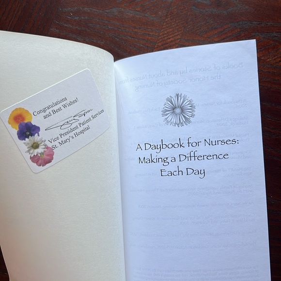 ‘A Daybook for Nurses’, by Sharon Hudacek. Monthly & Daily Inspirational Quotes. - Picture 3 of 10